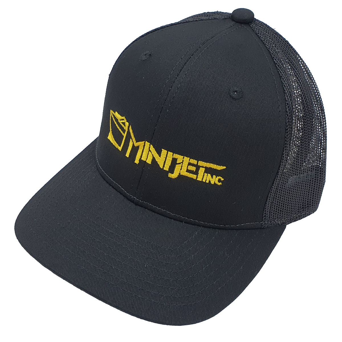 Minijet Hat Black with Yellow Logo