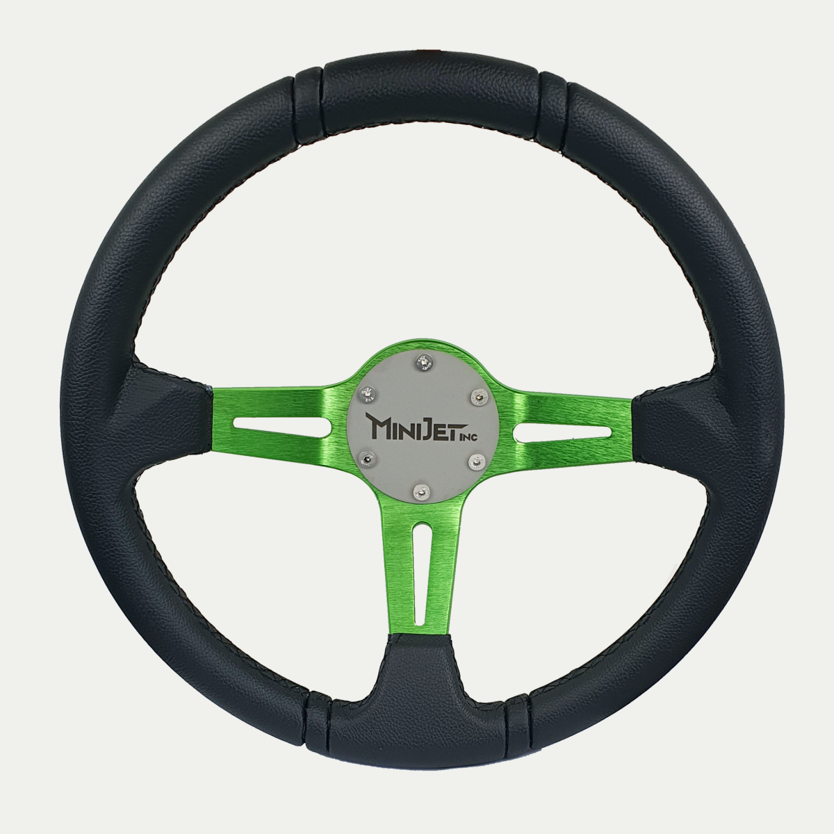 13inch Round Steering Wheel Green