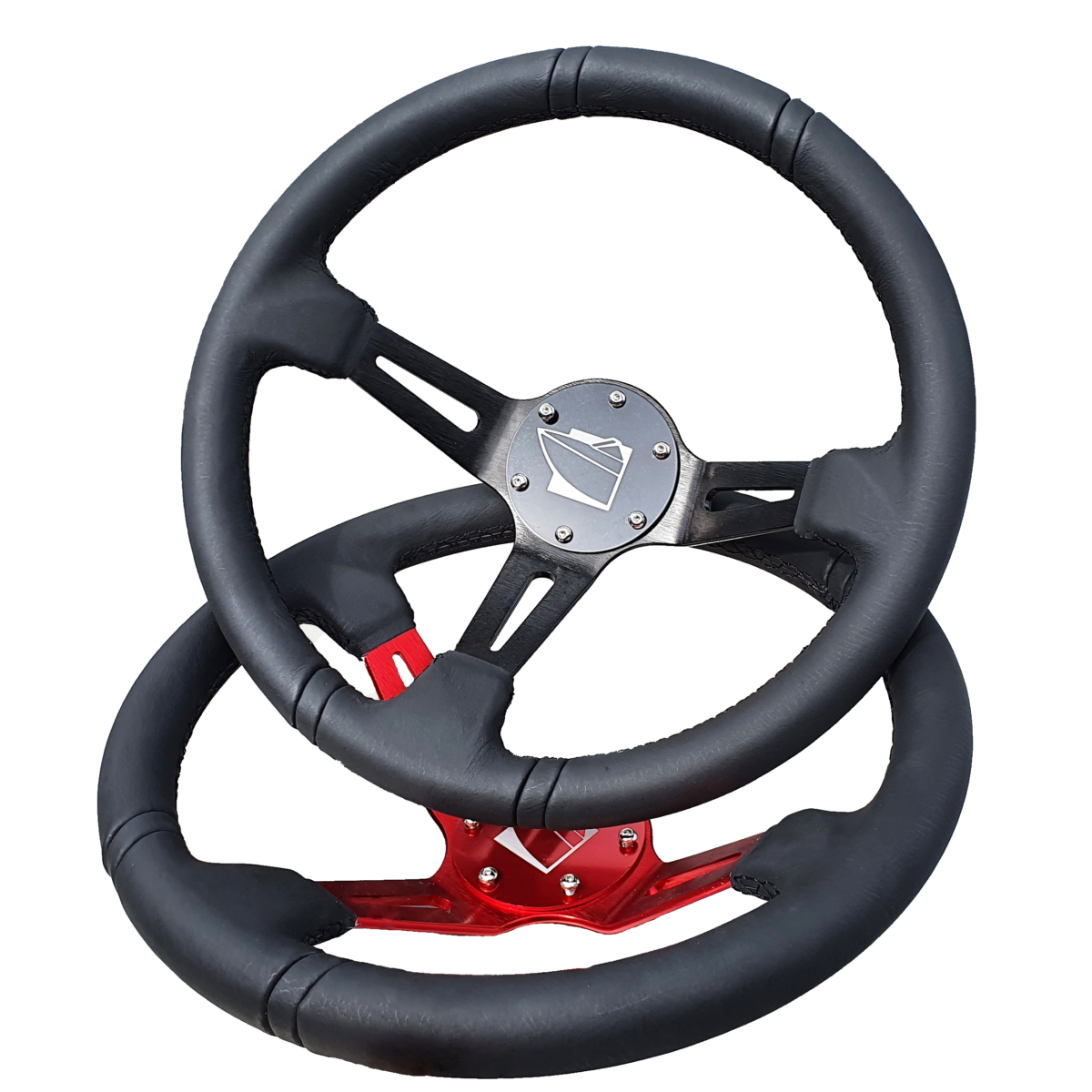 13inch round steering wheel composite image