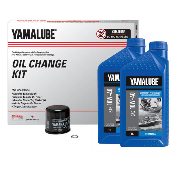 Yamaha Watercraft Oil Change Kit - Genuine Yamalube Complete Maintenance Set For Jet Skis & Boats